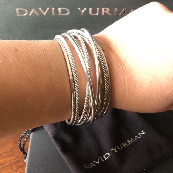 David Yurman crossover large cuff NEW - Picture 1 of 6
